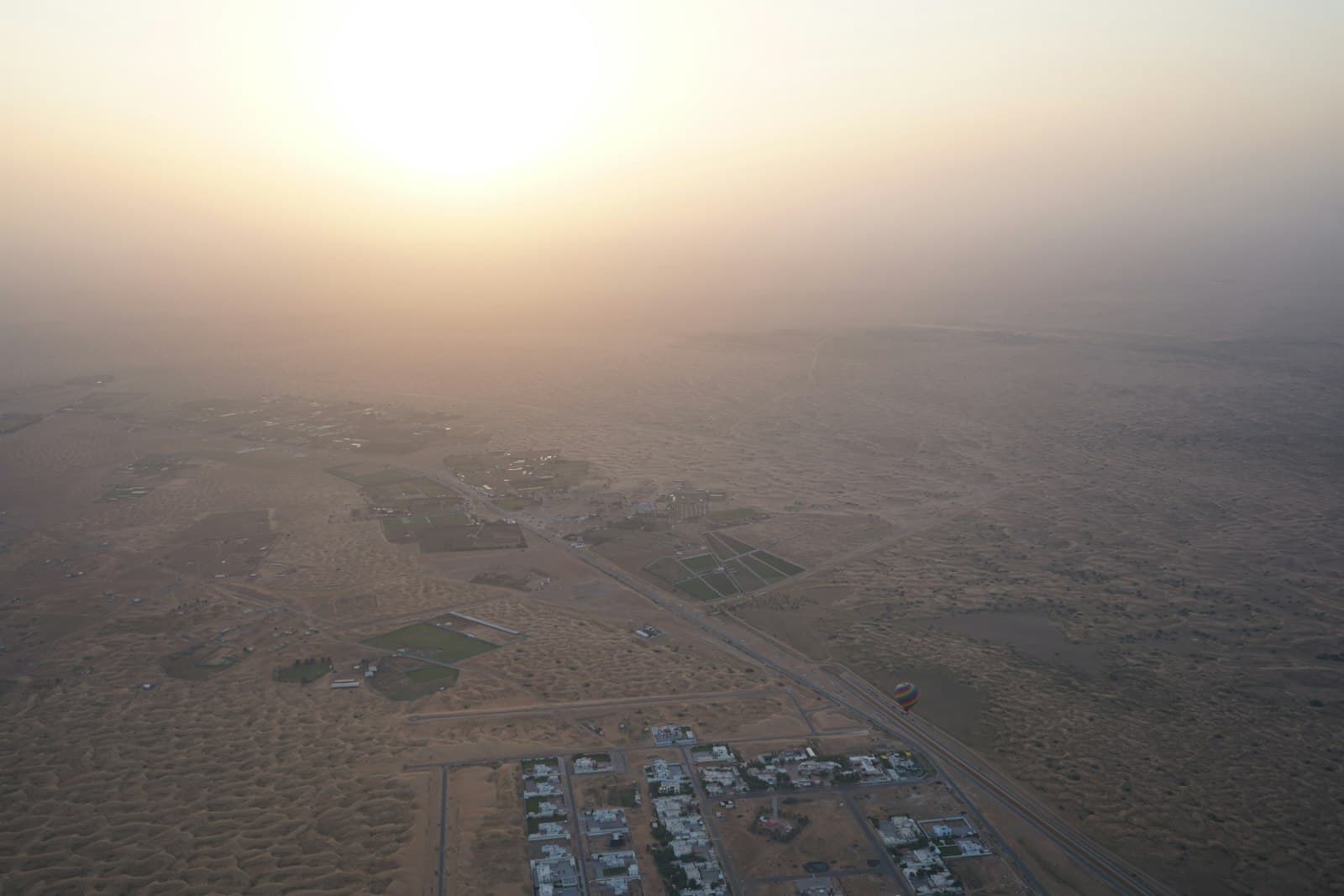 Aerial view of development land on the edge of a growing UAE district, Residential District, Dubai