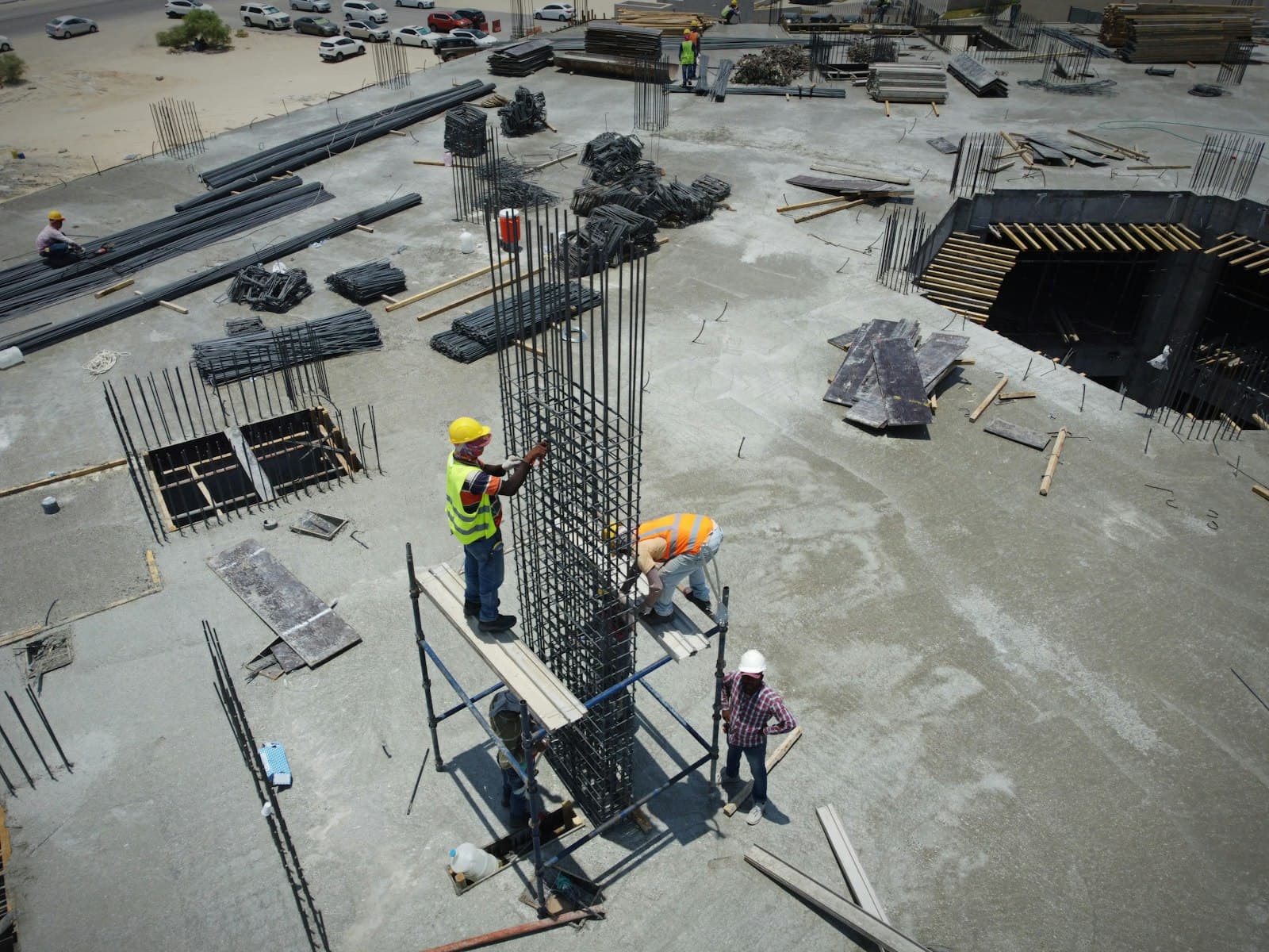 Construction site on serviced land in the Gulf, Dubailand Residence Complex, Dubai